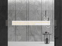 흡수율 0.5% 미만 및 내부 디자인을 위한 유광 폴리싱 내부 포세린 벽 슬래브