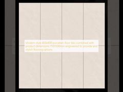 세련된 바닥 옵션을 제공하도록 설계된 제품 크기 7501500mm와 결합된 현대적인 스타일의 800x800 도자기 바닥 타일