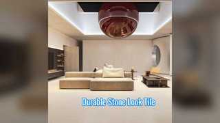 현대 도자기 타일 9mm 스톤 룩 바닥재