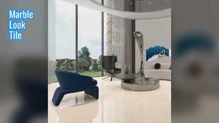 대리석 모양 타일 높은 스크래치 저항성 간편한 설치