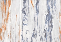 대리석 슬랩 닦은 화강암 바닥은 앰비라이트 하얀 회색 오렌지 색을 타일로 덮습니다
