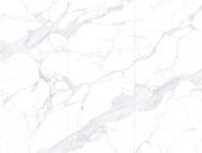 거실 도자기 바닥 타일 및 벽 디자인 Calacatta 흰색 대리석 모양 큰 크기 도자기 타일 160*360cm