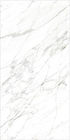 전신 바닥 흰색 대리석 타일 이탈리아 카라라 줄무늬 대리석 모양 마감 도자기 Tile1600*3200mm