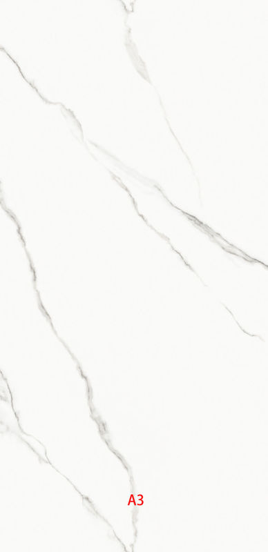 세련된 Carrara 대형 흰색 1800x900 MM 대리석 모양 도자기 타일