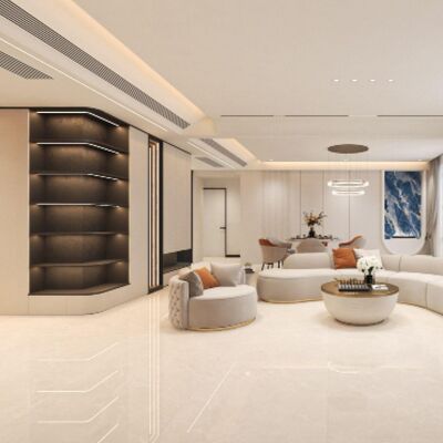 현대적인 공간에 대한 청소가 쉽고 일치하는 마블 시멘트 혼합 디자인으로 현대적인 포르셀라인 타일