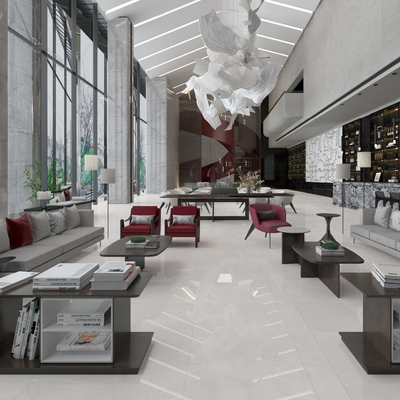 시멘트 보드 호환 800x800 포세린 바닥 타일 직사각형 모양, 현대적인 미적 감각을 제공하는 바닥 표면