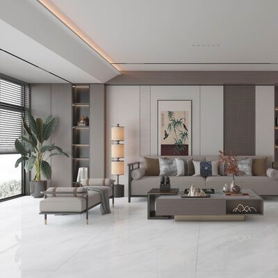 박격포 설치 방법 대리석 모양 세라믹 바닥 타일 수분 흡수 0.5% 미만 내구성 있고 스타일리시하며 유지 관리가 용이함