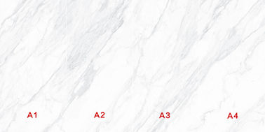 큰 크기 흰색 Olor 36'X72' 사암 도자기 바닥 타일