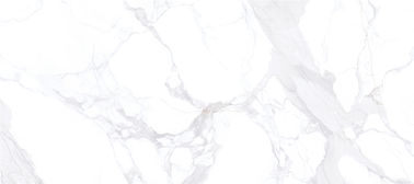 거실 도자기 바닥 타일 및 벽 디자인 Calacatta 흰색 대리석 모양 큰 크기 도자기 타일 160*360cm