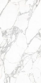 우아한 거실 바닥 타일 흰색 소박한 벽 타일 대리석 타일 흰색 벽 유약 대리석 Tile1600*3200mm
