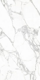 이탈리아 디자인 카라라 흰색 대리석 모양 전체 광택 유약 도자기 바닥 타일 거실 도자기 바닥 타일