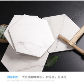 육각형 Mable 모양 200X230mm 거실 도자기 바닥 타일